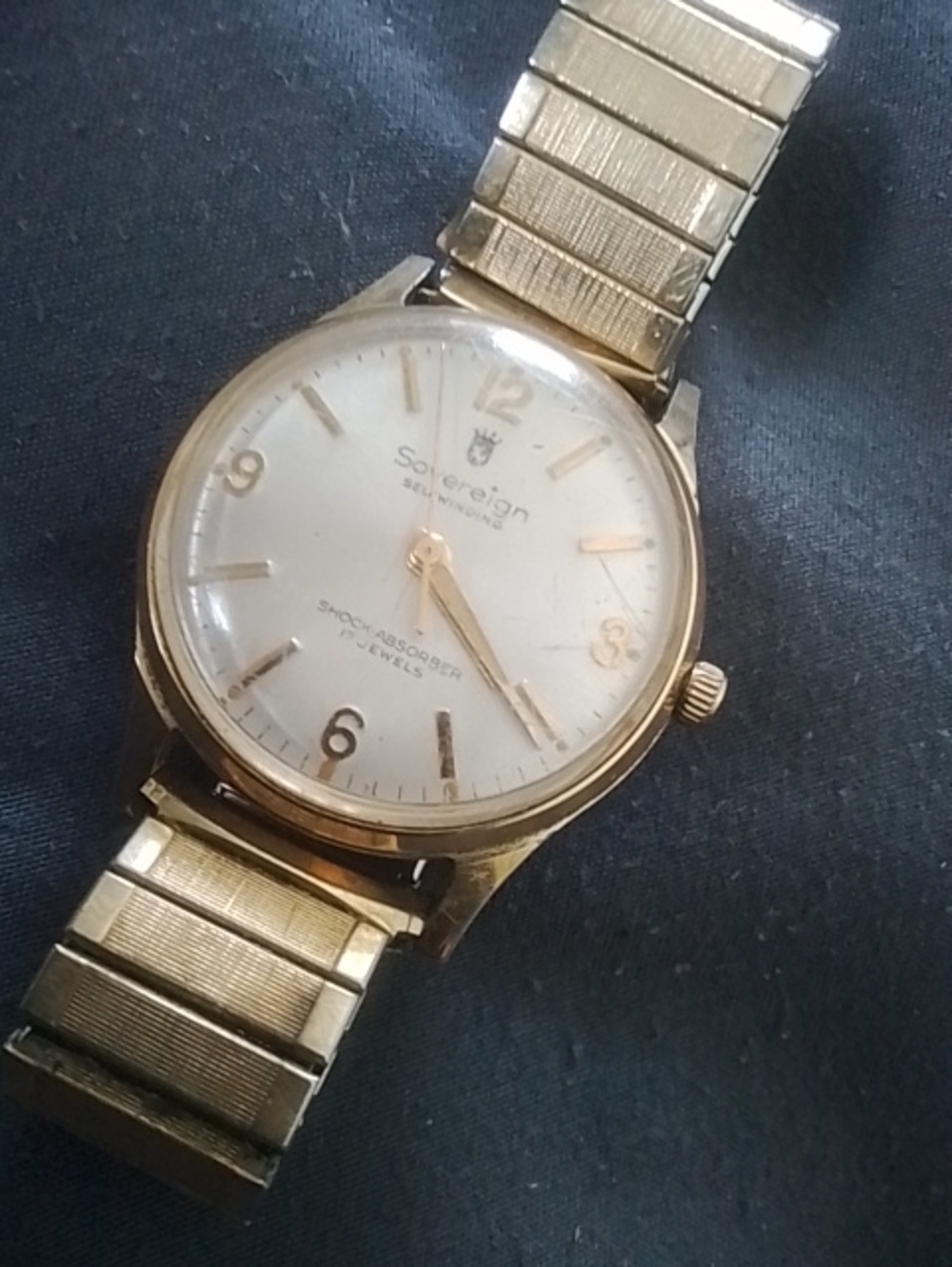 Gold-Tone Men’s Dress Watch